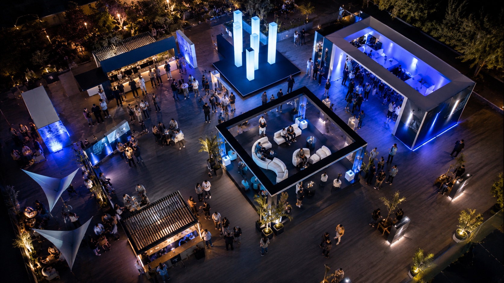 Drone coverage for brand activations