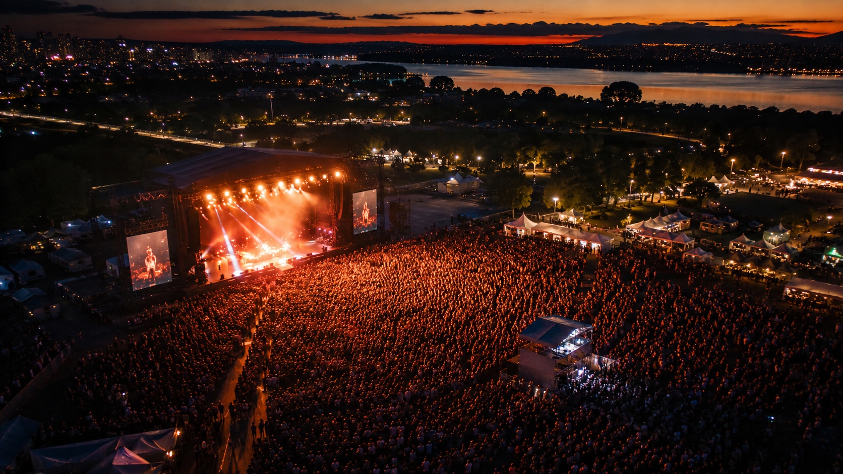 Drone coverage for live events